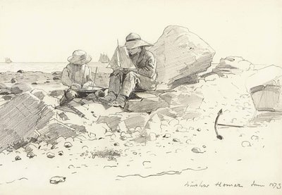 The Boat Builders by Winslow Homer